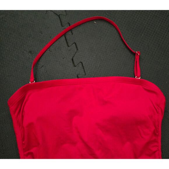 Holipick Red One Piece Swimsuit Tummy Control Womens Size Large - Picture 3 of 9